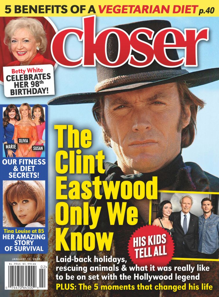 CLOSER WEEKLY magazine side cover 13 January 2020