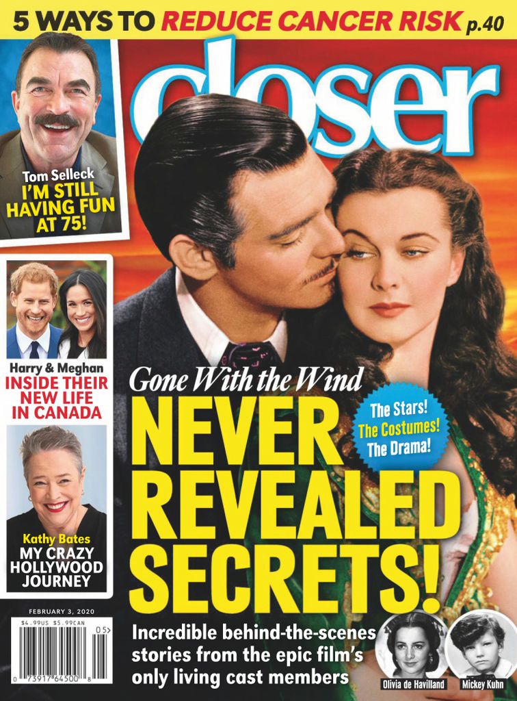 CLOSER WEEKLY magazine side cover 3 February 2020