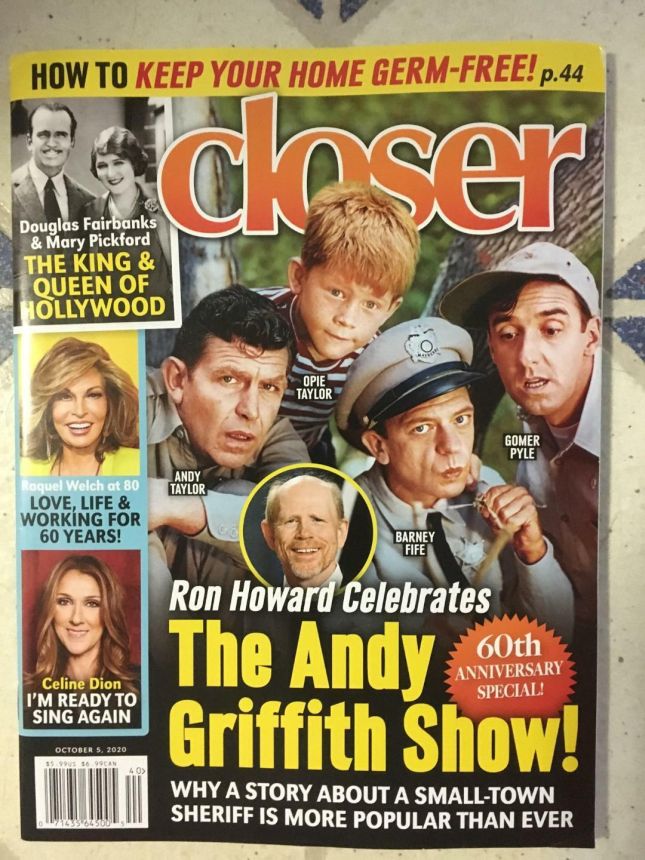 CLOSER WEEKLY magazine side cover 5 October 2020