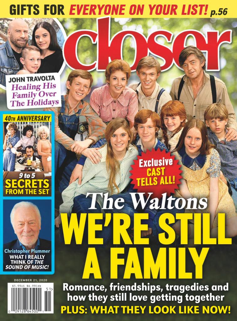 CLOSER WEEKLY magazine side cover 21 December 2020