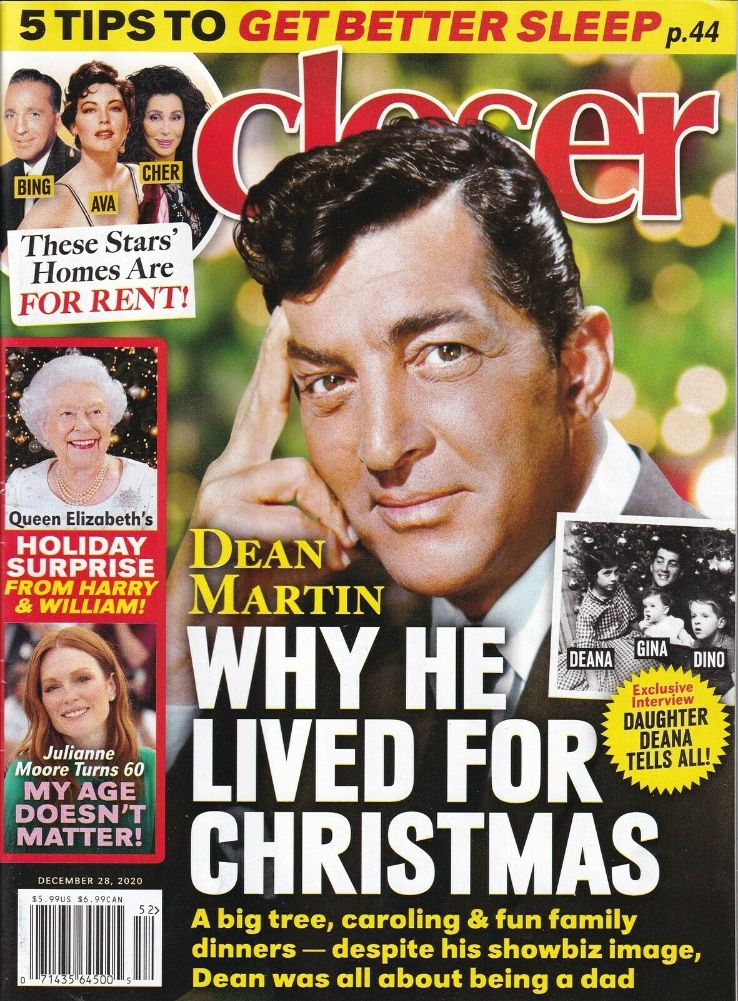 CLOSER WEEKLY magazine side cover 28 December 2020