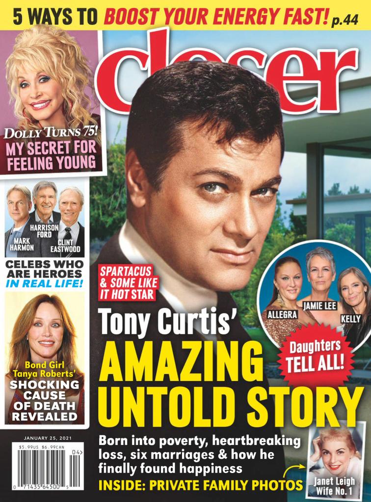 CLOSER WEEKLY magazine side cover 25 January 2021