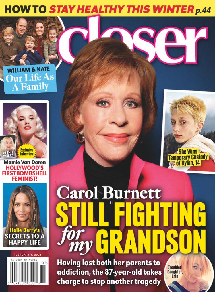 CLOSER WEEKLY magazine side cover 1 February 2021