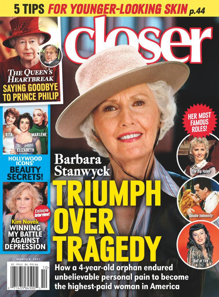 CLOSER WEEKLY magazine side cover 8 March 2021