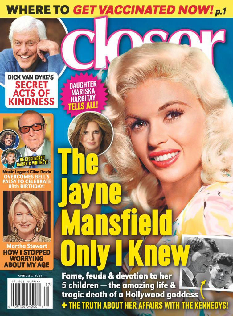 CLOSER WEEKLY magazine side cover 26 April 2021