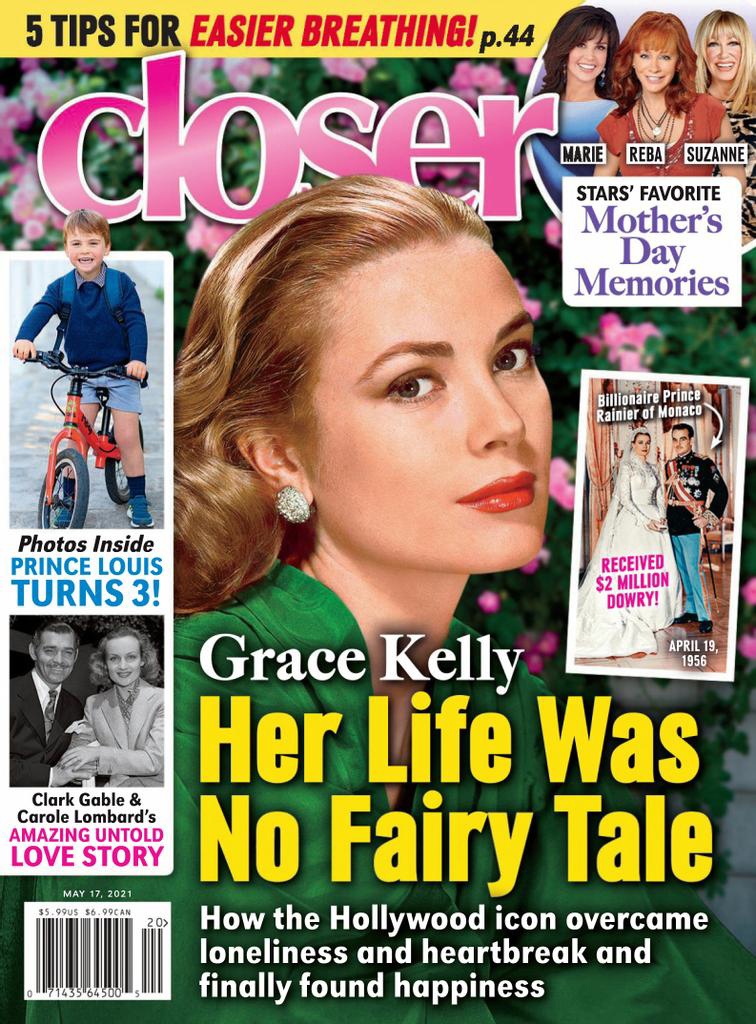 CLOSER WEEKLY magazine side cover 17 May 2021
