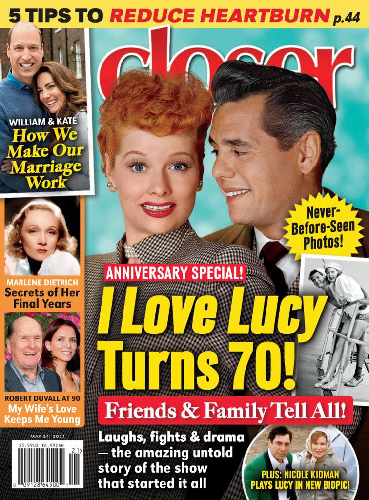 CLOSER WEEKLY magazine side cover 24 May 2021
