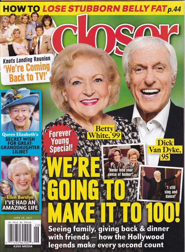 CLOSER WEEKLY magazine side cover 28 June 2021