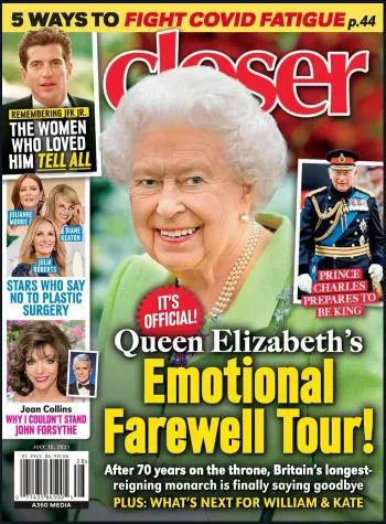 CLOSER WEEKLY magazine side cover 12 July 2021