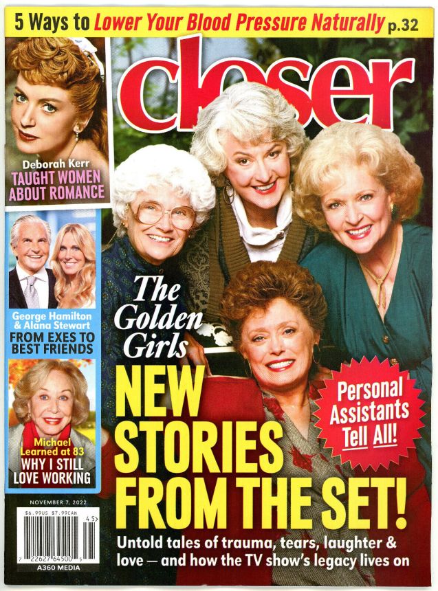 CLOSER WEEKLY magazine side cover 7 November 2022
