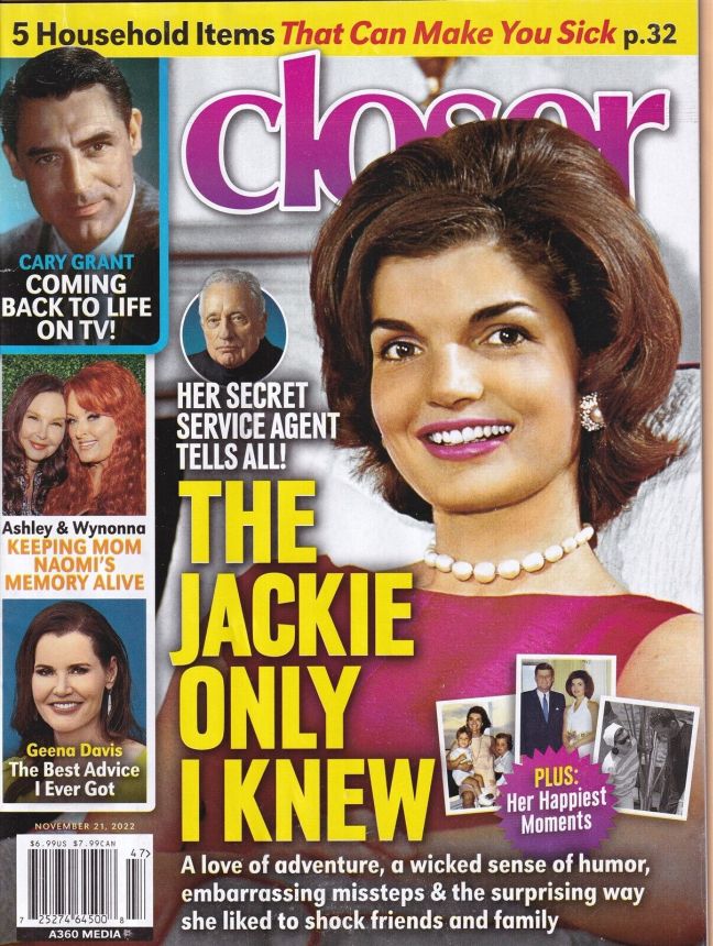 CLOSER WEEKLY magazine side cover 21 November 2022