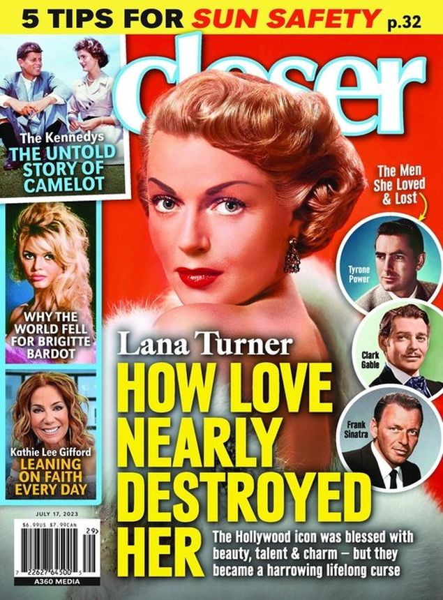 CLOSER WEEKLY magazine side cover 17 July 2023