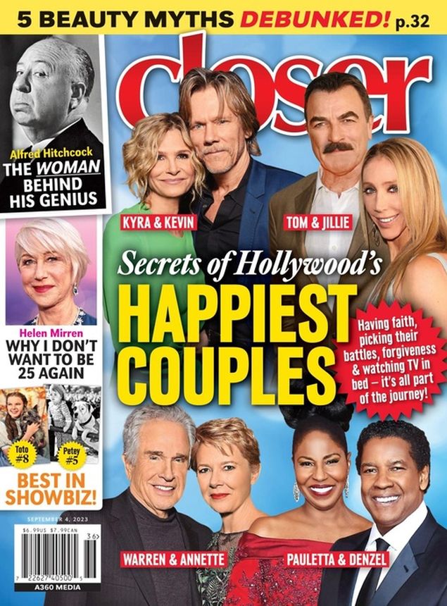 CLOSER WEEKLY magazine side cover 4 September 2023