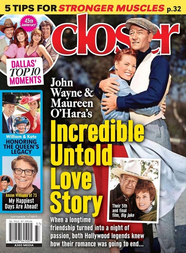 CLOSER WEEKLY magazine side cover 11 September 2023