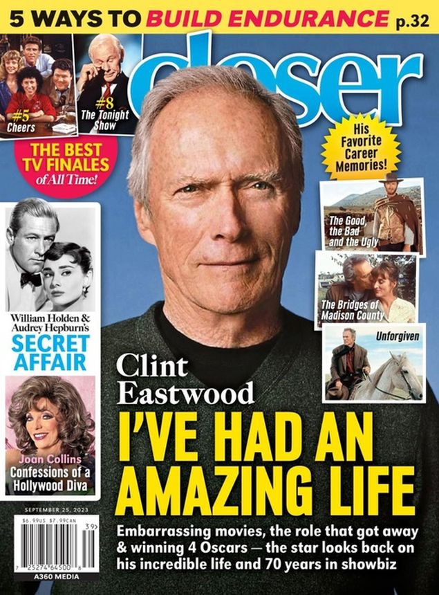 CLOSER WEEKLY magazine side cover 25 September 2023