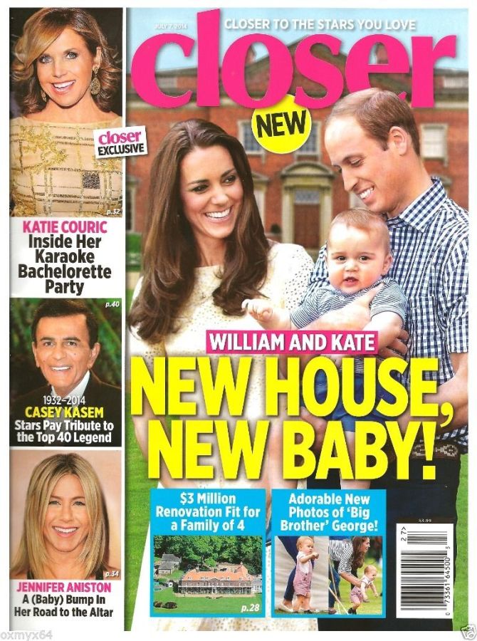 CLOSER WEEKLY magazine side cover 7 July 2014