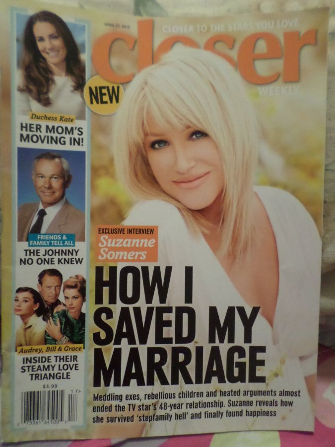 CLOSER WEEKLY magazine side cover 27 April 2015