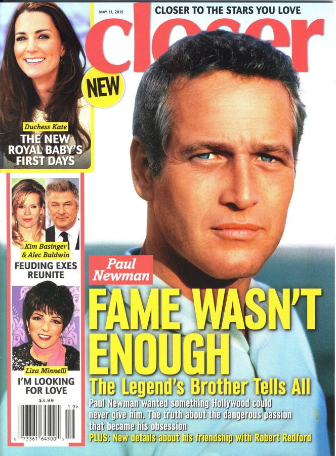CLOSER WEEKLY magazine side cover 11 May 2015