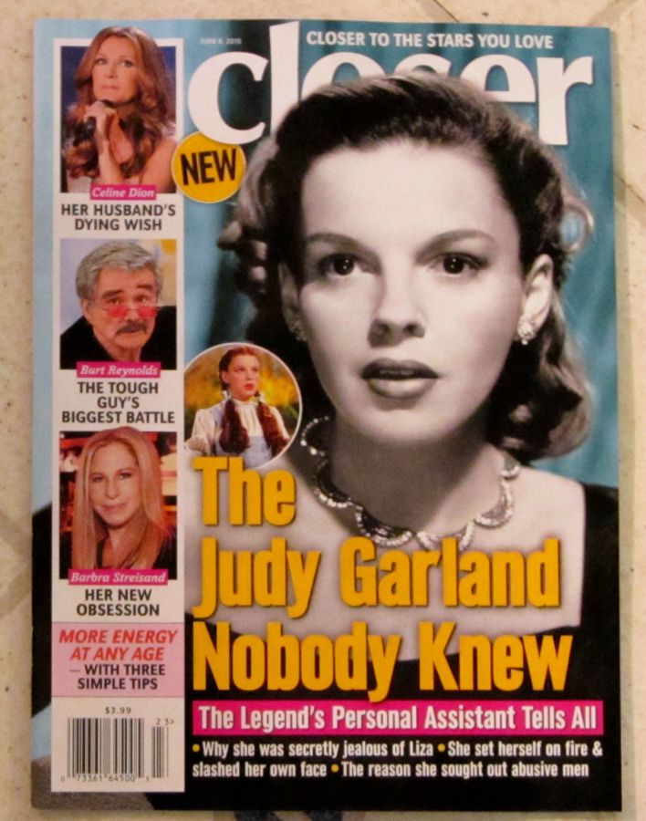 CLOSER WEEKLY magazine side cover 8 June 2015