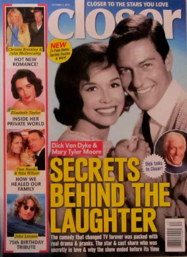 CLOSER WEEKLY magazine side cover 5 October 2015