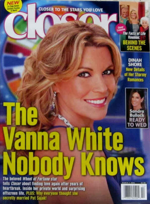 CLOSER WEEKLY magazine side cover 7 March 2016