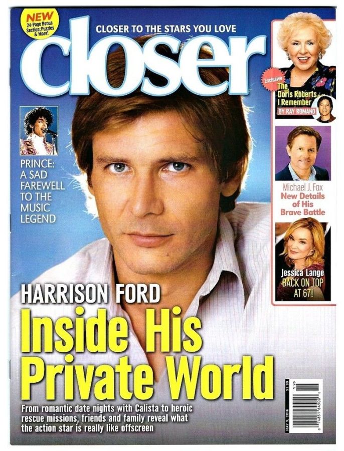CLOSER WEEKLY magazine side cover 9 May 2016