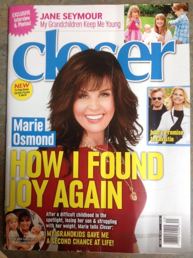 CLOSER WEEKLY magazine side cover 16 May 2016