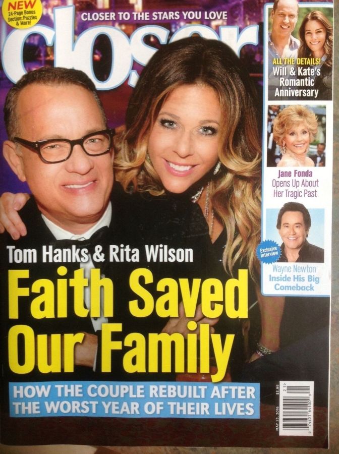CLOSER WEEKLY magazine side cover 23 May 2016
