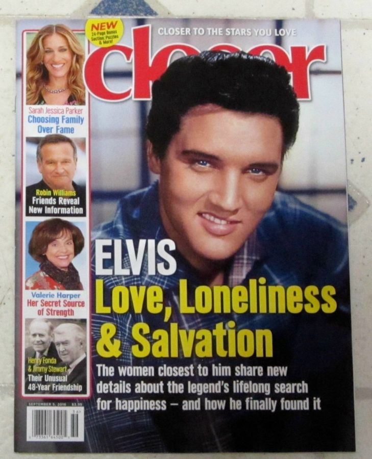 CLOSER WEEKLY magazine side cover 5 September 2016