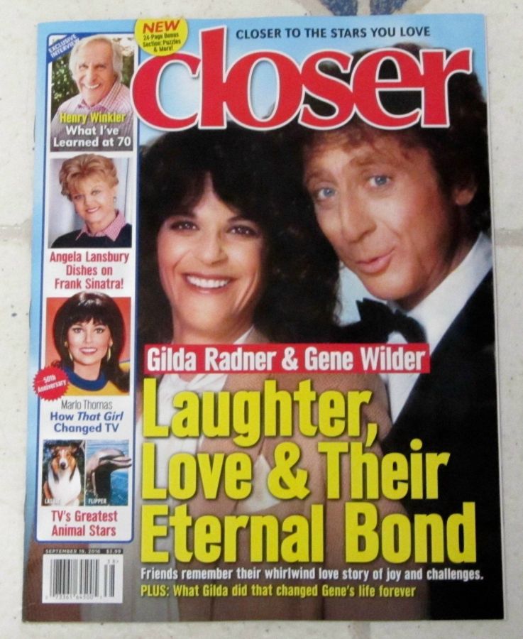 CLOSER WEEKLY magazine side cover 19 September 2016