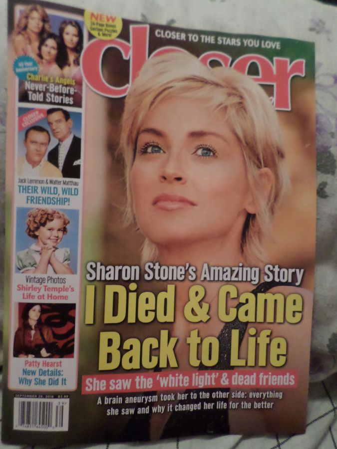 CLOSER WEEKLY magazine side cover 26 September 2016