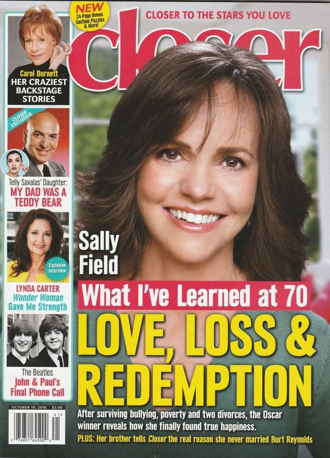 CLOSER WEEKLY magazine side cover 10 October 2016