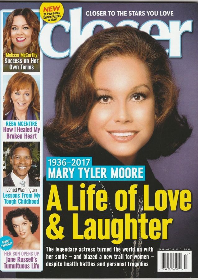 CLOSER WEEKLY magazine side cover 13 February 2017