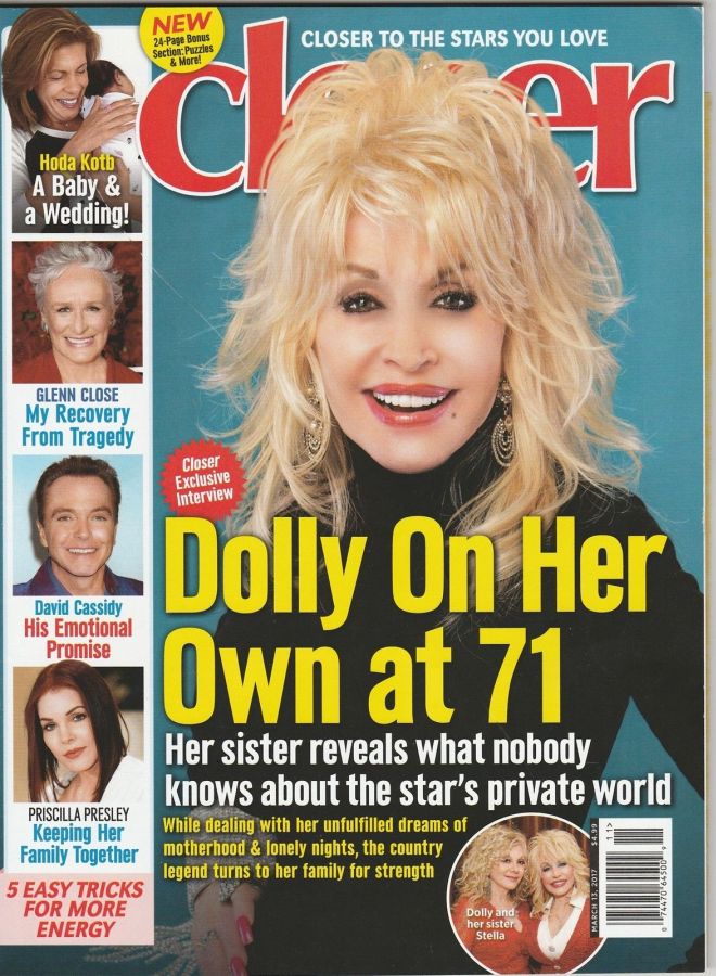 CLOSER WEEKLY magazine side cover 13 March 2017