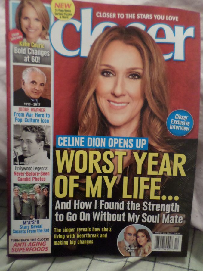 CLOSER WEEKLY magazine side cover 20 March 2017