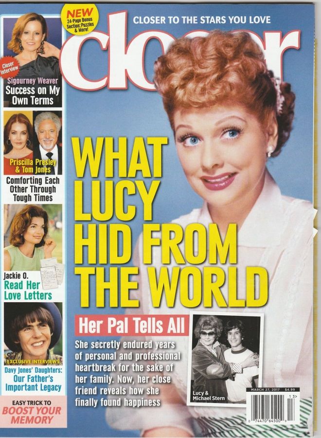 CLOSER WEEKLY magazine side cover 27 March 2017
