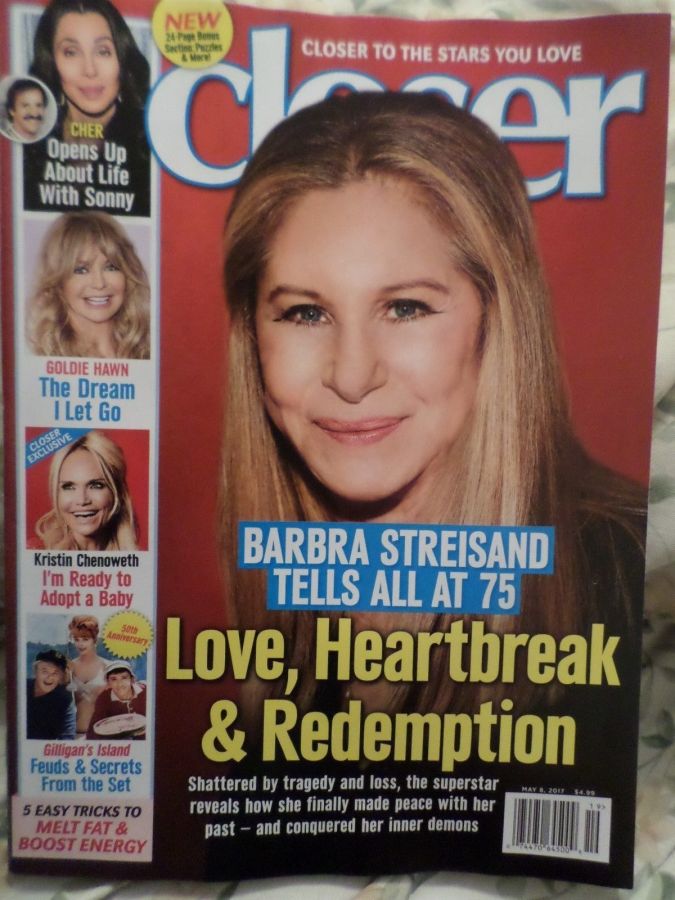 CLOSER WEEKLY magazine side cover 8 May 2017