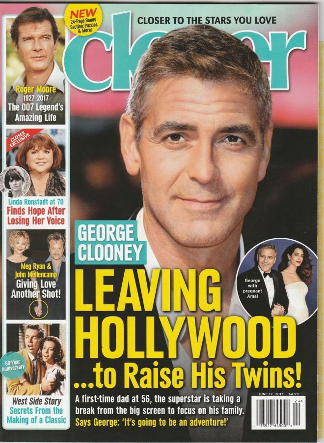 CLOSER WEEKLY magazine side cover 12 June 2017