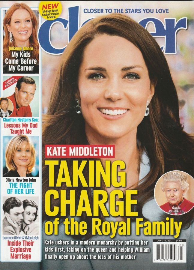 CLOSER WEEKLY magazine side cover 19 June 2017