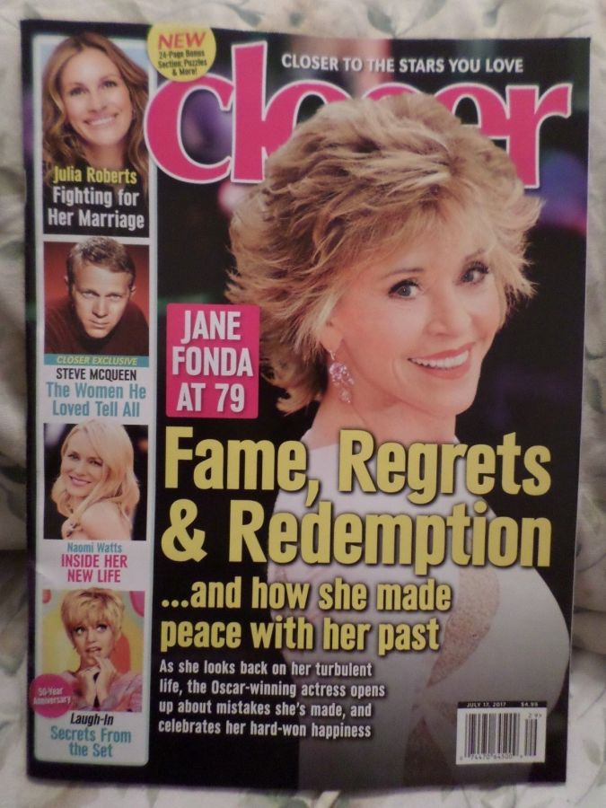 CLOSER WEEKLY magazine side cover 17 July 2017
