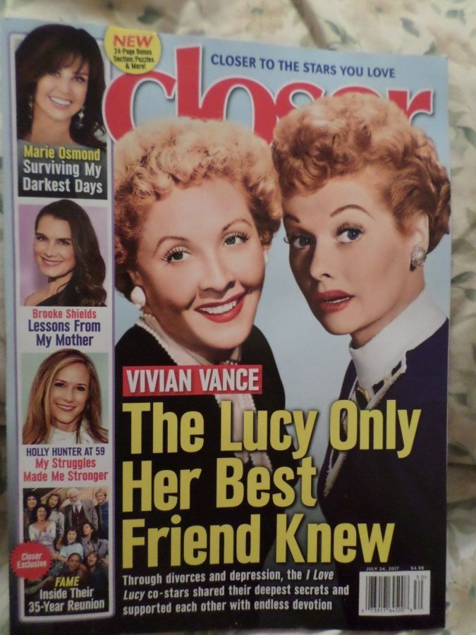 CLOSER WEEKLY magazine side cover 24 July 2017