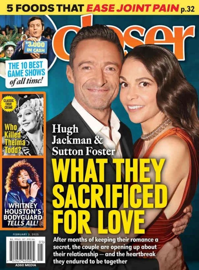 CLOSER WEEKLY magazine side cover 3 February 2025