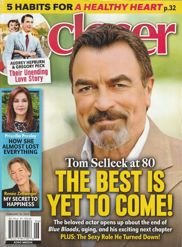 CLOSER WEEKLY magazine side cover 10 February 2025