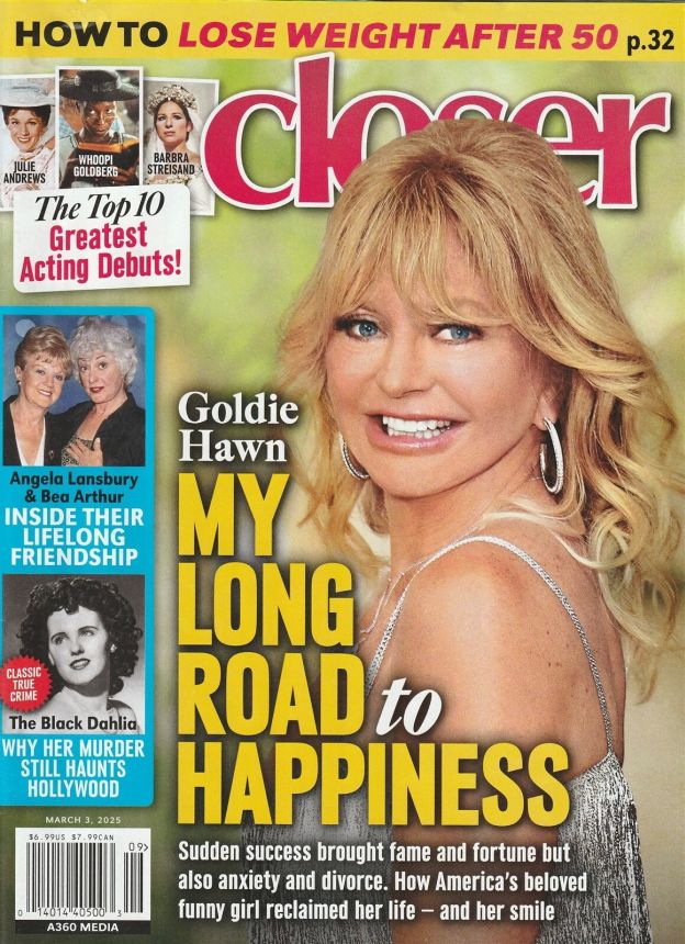 CLOSER WEEKLY magazine side cover 3 March 2025