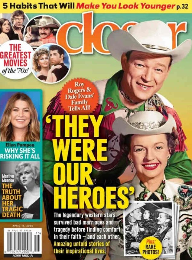 CLOSER WEEKLY magazine side cover 14 April 2025