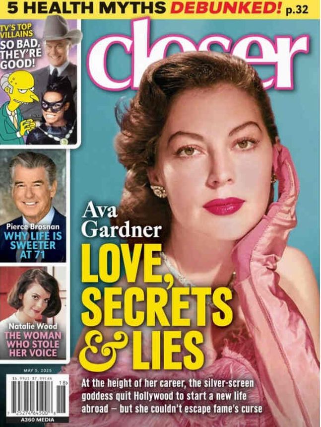 CLOSER WEEKLY magazine side cover 5 May 2025