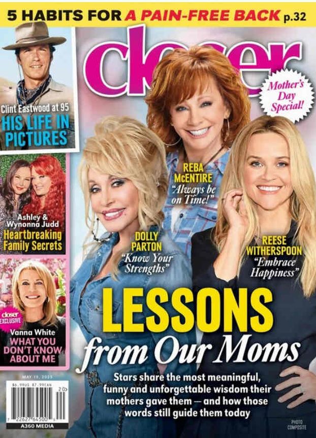 CLOSER WEEKLY magazine side cover 19 May 2025