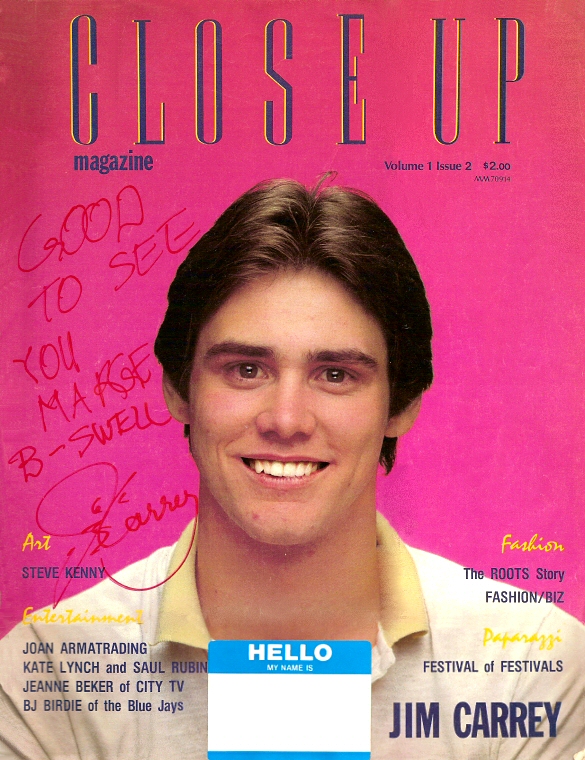 CLOSE UP (CA) magazine side cover Issue 1   1983