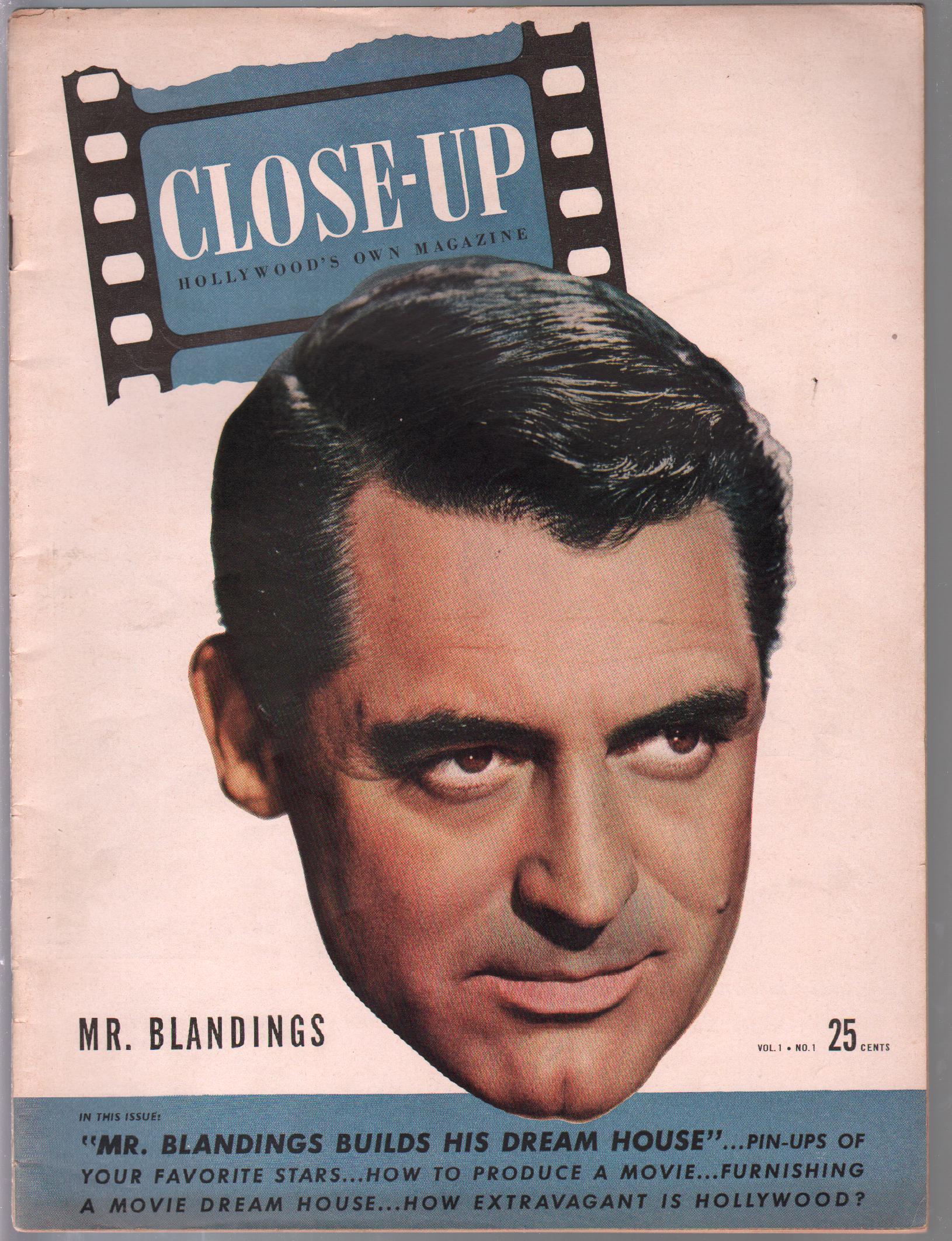 CLOSE-UP (40s) magazine side cover Issue 1   1947