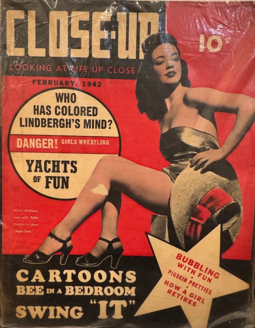 CLOSE-UP (1941) magazine side cover  February 1942
